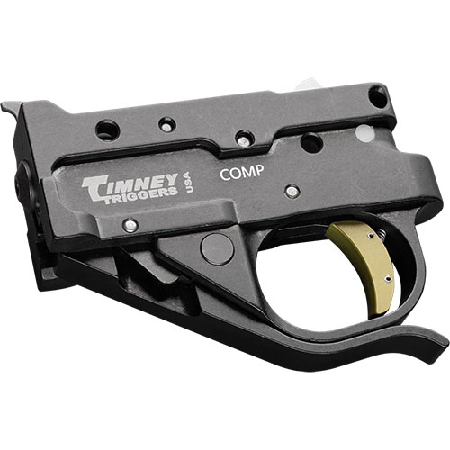 RUGER 1022 Competition Trigger fra TIMNEY tilbyr en presis 3 lbs avtrekk, enkel installasjon, rask magasinutløsning og tilpassede farger for optimal ytelse.